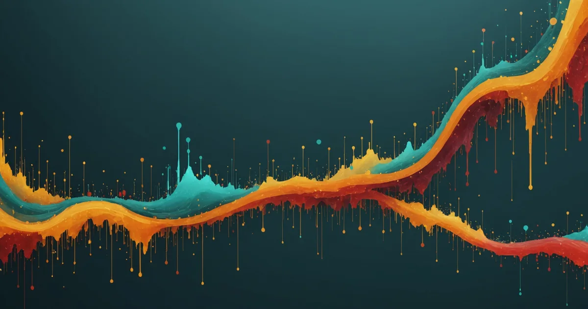 Abstract pipeline visualization showing cost reduction from upstream data quality improvement